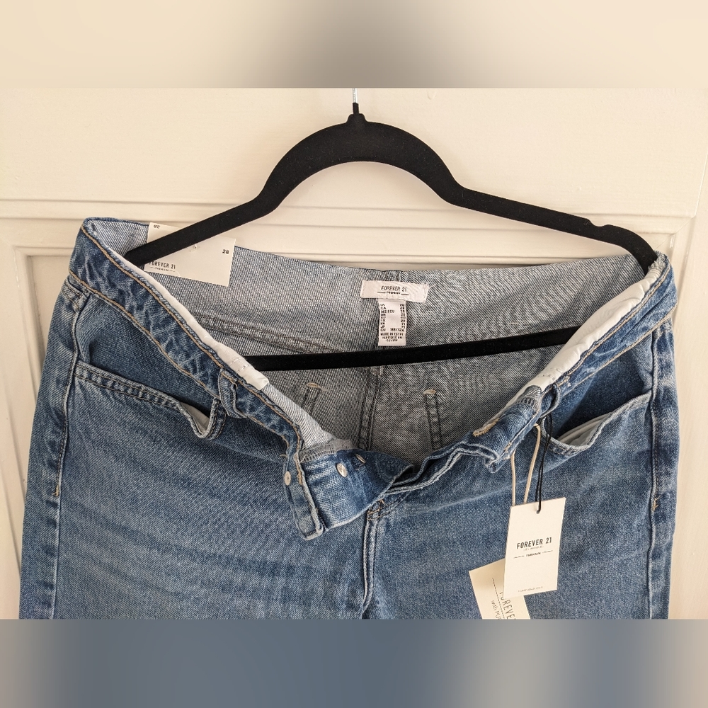 New Mom jeans mid rise Straight-Leg - Picture 8 of 12